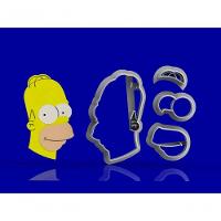 Cortador Kit Simpsons 5 Personagens Modulares Tamanho 6 Cm - 5
