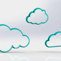 Cortador Kit Nuvens 3 Modelos Tamanho 5cm - 1