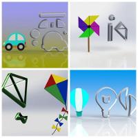 Cortador Kit Brinquedos 4 Modelos Tamanho 5cm - 1