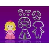 Cortador Princesa Aurora Modular Tamanho 10 Cm - 1