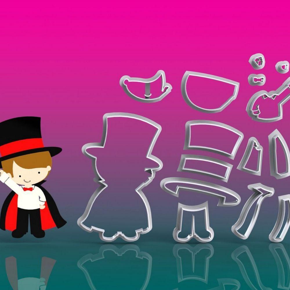 Cortador Circo - Mágico Modular Tamanho 8 Cm - 1