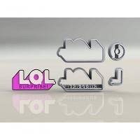 Cortador Kit Surprise 4 Modelos Modulares E Logo Tamanho 6Cm - 3