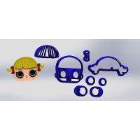 Cortador Kit Surprise 4 Modelos Modulares E Logo Tamanho 6Cm