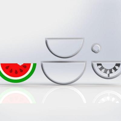 Cortador Melancia Modular Tamanho 5Cm