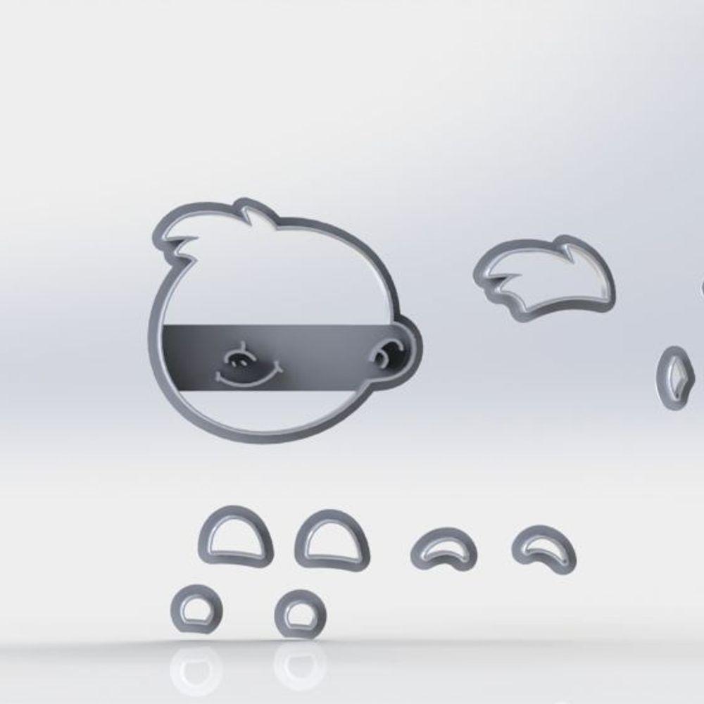 Cortador Kit Jack E Os Piratas 5 Modelos Modulares 6Cm - 4