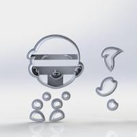 Cortador Kit Jack E Os Piratas 5 Modelos Modulares 6Cm - 5