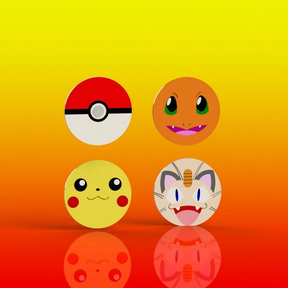 Cortador Kit Pokemon 4 Modelos Tamanho 5Cm - 1