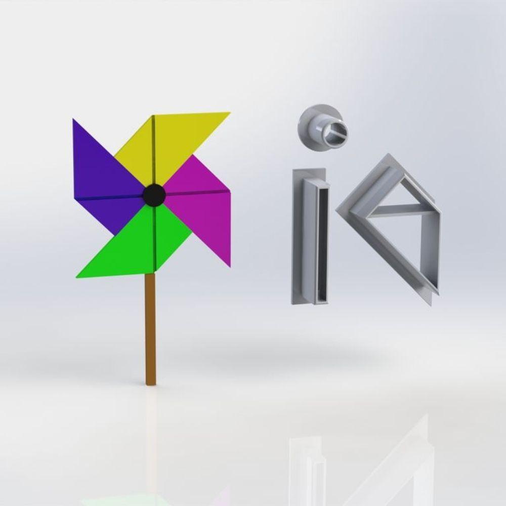 Cortador Catavento Modular Tamanho 6Cm - 1