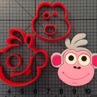 Cortador Dora Aventureira Macaco Modular Tamanho 5,5Cm - 2