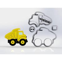 Cortador Obra Construção Caminhão Caçamba Modular 5Cm - 1