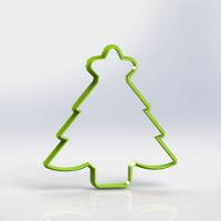 Cortador Natal Árvore De Natal Tamanho 7Cm - 1