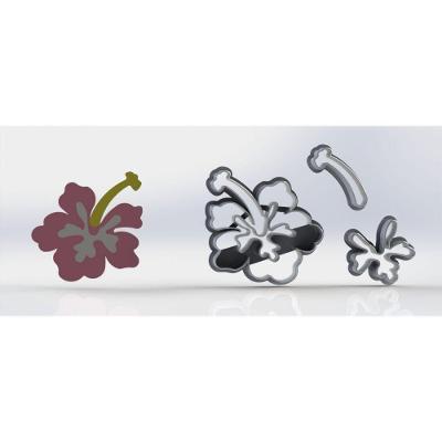 Cortador Kit Flamingo Com 5 Modelos Tamanho 5Cm