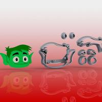 Cortador Jovens Titãs 5 Personagens Modulares Tamanho 5Cm