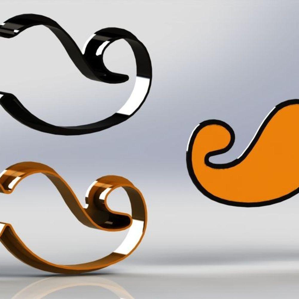 Cortador Bigode Modular Tamanho 4Cm - 1
