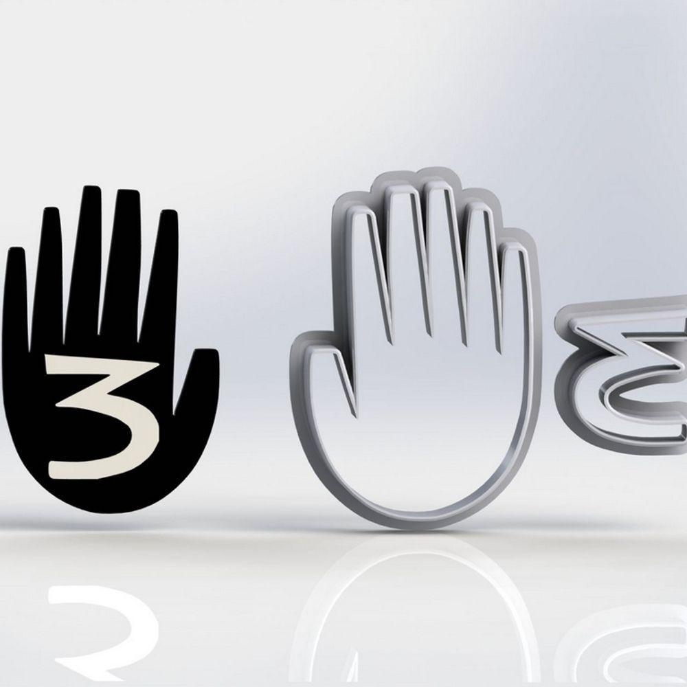 Cortador Kit Gravity Falls 4 Modelos Mod 2 Tamanho 8Cm - 5