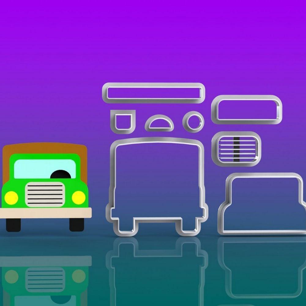 Cortador Caminhao Modular Tamanho 6Cm - 1