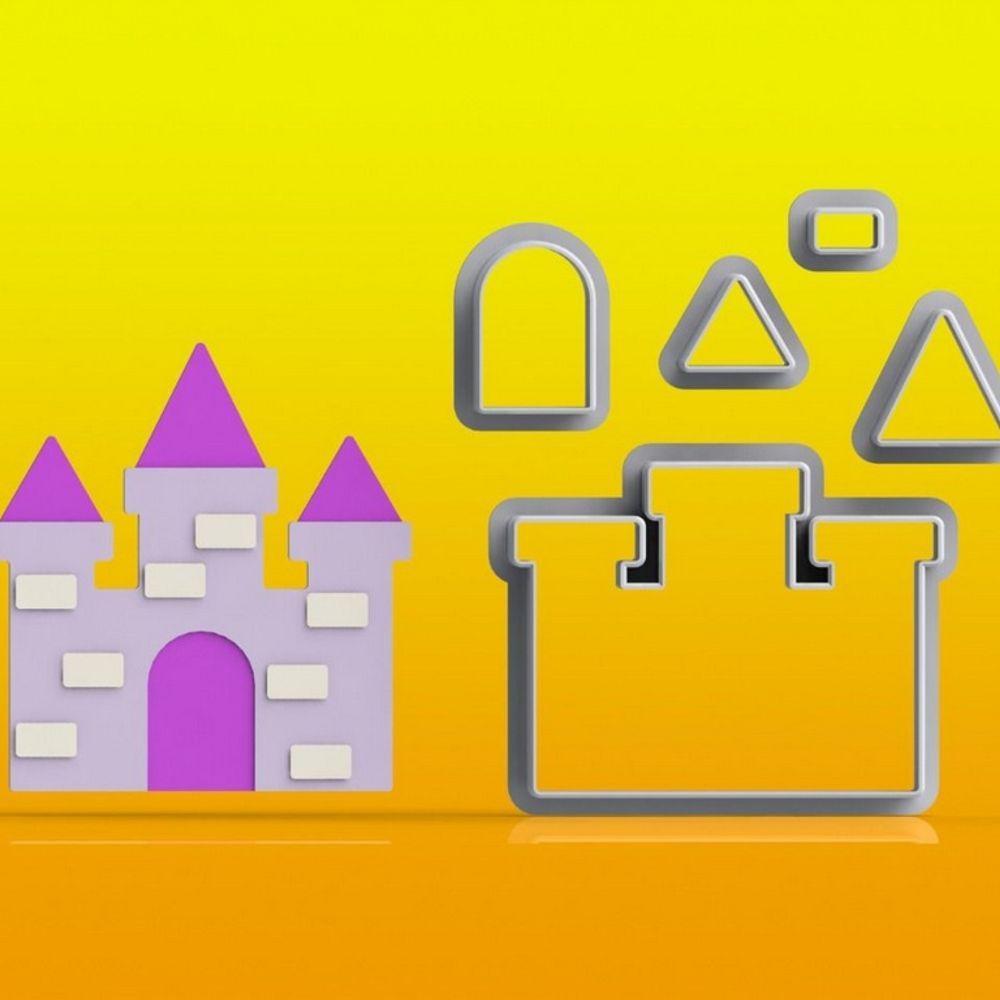 Cortador Kit Rapunzel 3 Modelos Modulares Tamanho 5Cm - 3