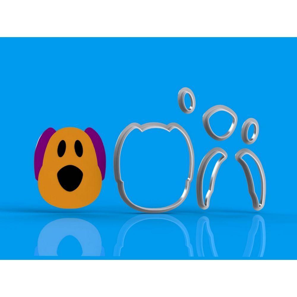 Cortador Kit Pocoyo 6 Modelos Modulares Tamanho 5Cm - 4