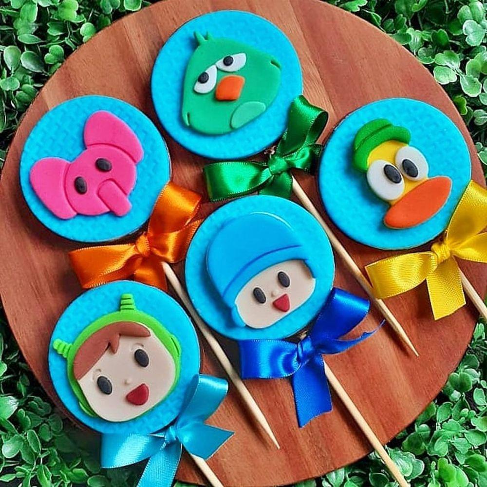 Cortador Kit Pocoyo 6 Modelos Modulares Tamanho 5Cm - 8