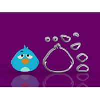 Cortador Kit Pocoyo 6 Modelos Modulares Tamanho 5Cm - 13