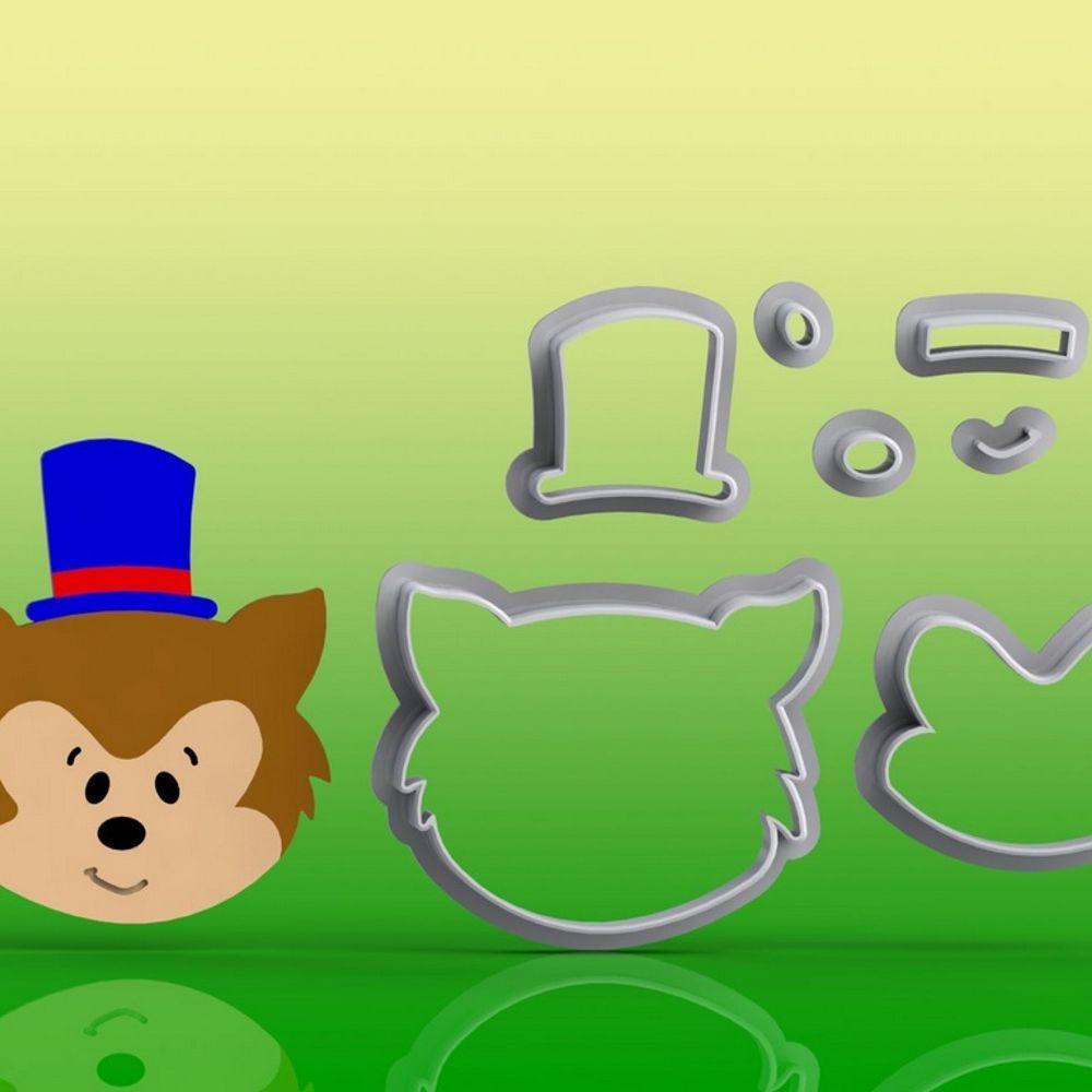 Cortador Kit Chapeuzinho Vermelho 3 Modelos Tamanho 5Cm - 3