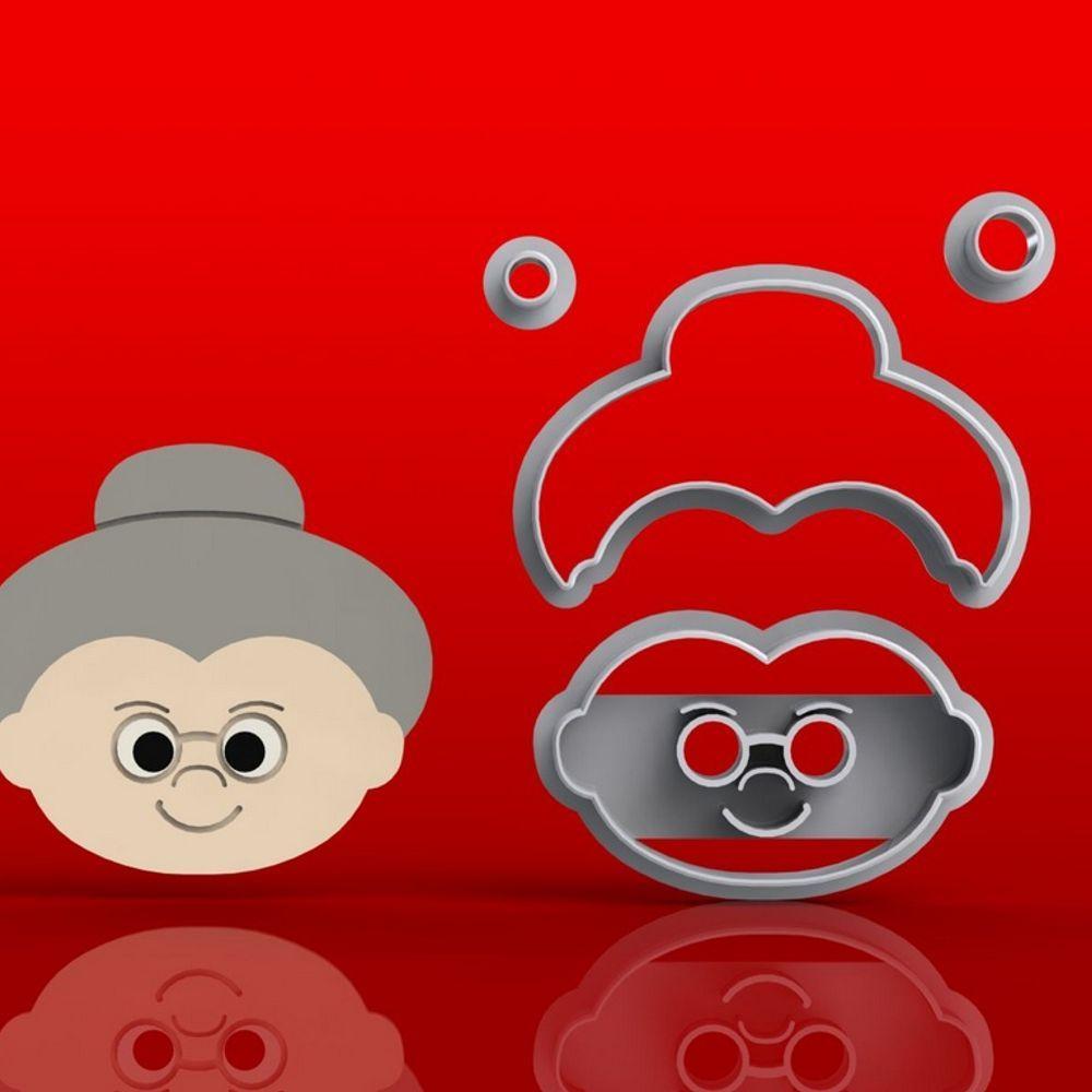 Cortador Kit Chapeuzinho Vermelho 3 Modelos Tamanho 5Cm - 4