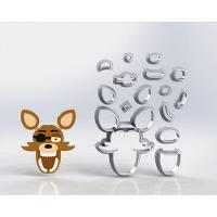 Cortador Animatronics Five Nights At Freddy´S Tamanho 5 Cm - 1