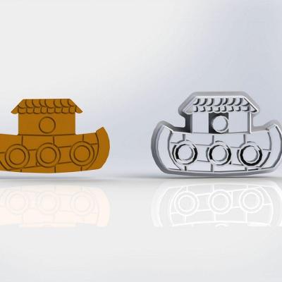 Cortador Arca De Noe Tamanho 6Cm