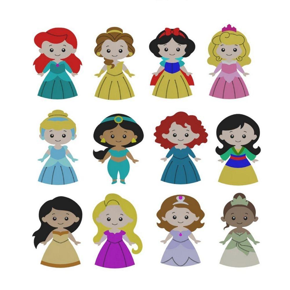 Cortador Kit Princesas 12 Modelos Modulares Tamanho 10Cm - 1