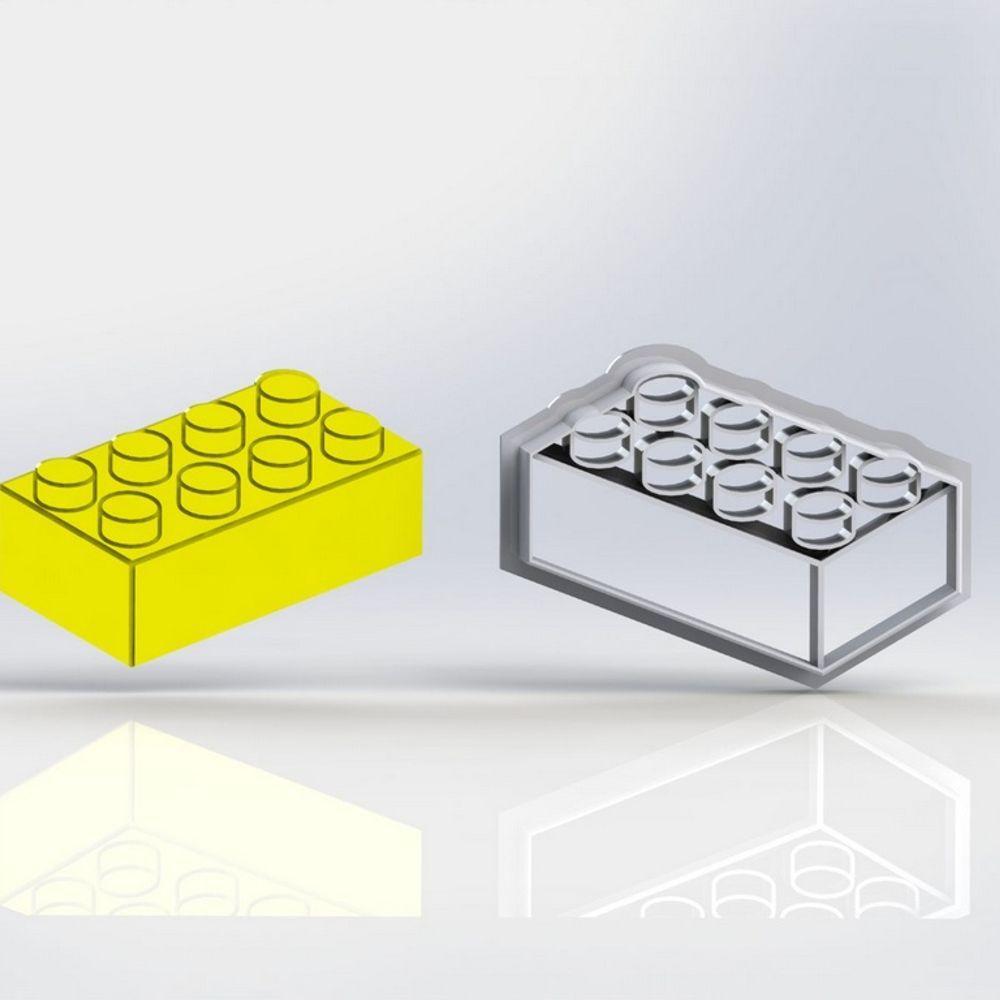 Cortador Kit Lego 3 Modelos Tamanho 5cm - 2