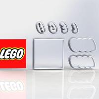 Cortador Kit Lego 3 Modelos Tamanho 5cm - 10