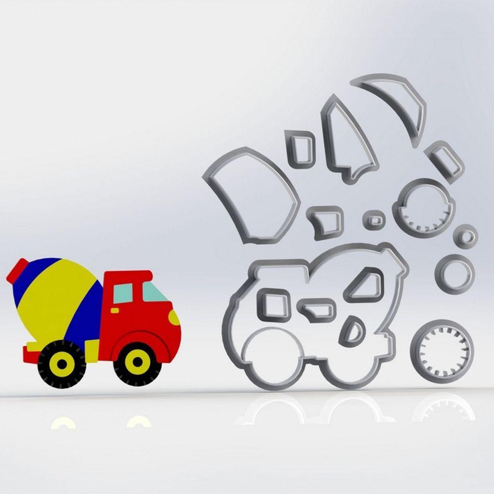 Cortador Betoneira Modular Tamanho 6Cm - 1