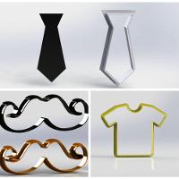 Cortador Dia Dos Pais 3 Modelos Mod 1 Tamanho 5Cm - 1