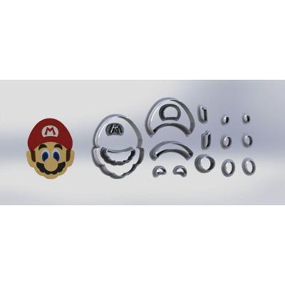 Cortador Super Mario Modular Tamanho 5 Cm