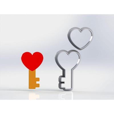 Cortador Dia Dos Namorados Chave Tamanho 7Cm