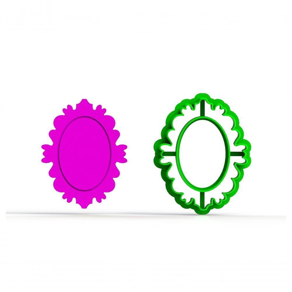 Cortador Moldura Espelho Mod 1 3D Tamanho 6Cm - 2