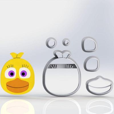 Cortador Animatronics Five Nights Chica Tamanho 6Cm