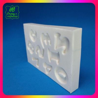 Molde Silicone Numeros com 2cm