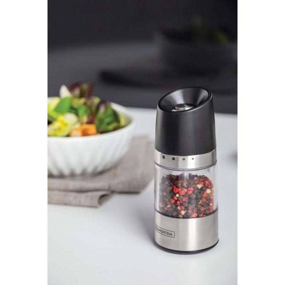 Moedor Para Sal Ou Pimenta Tramontina Em Aço Inox E Acrílico - 4