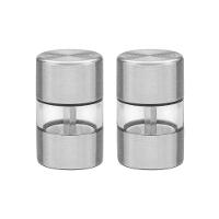 Conjunto De Moedores Para Sal E Pimenta Realce Inox - 2