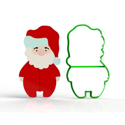 Cortador Natal Papai Corpo Noel (P/Biscoito) Tamanho 15 Cm