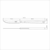 Faca Trinchante Tramontina Com Lâmina Em Aço Inox E Cabo De Madeira 8 " Tramontina - 2