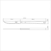 Faca Trinchante Tramontina Com Lâmina Em Aço Inox E Cabo De Madeira 8 " Tramontina - 6