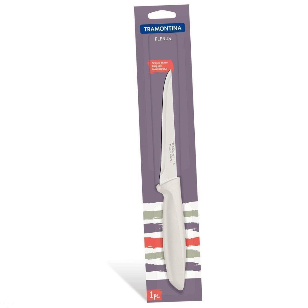 Faca Para Desossar Plenus Com Lâmina Em Aço Inox E Cabo De Polipropileno Off White 5" - 6