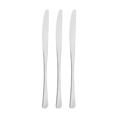 Conjunto De Facas De Mesa Aço Inox 3 Pç.
