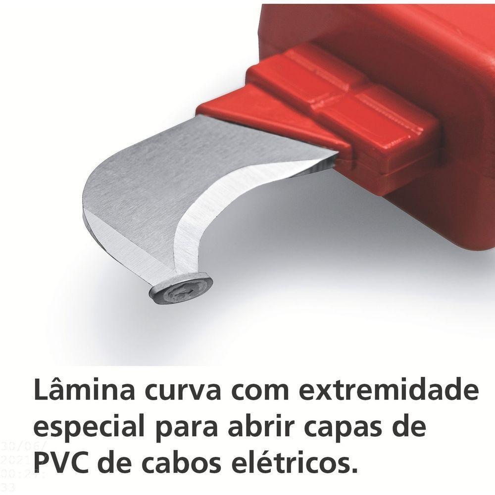 Faca Curva Desencapadora Isolada Iec 60900 - 7'' Tramontina Pro Tramontina - 5
