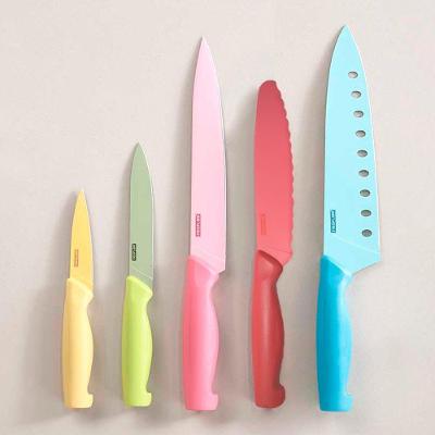 Jogo Facas Neoflam Revestimento Antiaderente Colorido 5Pçs