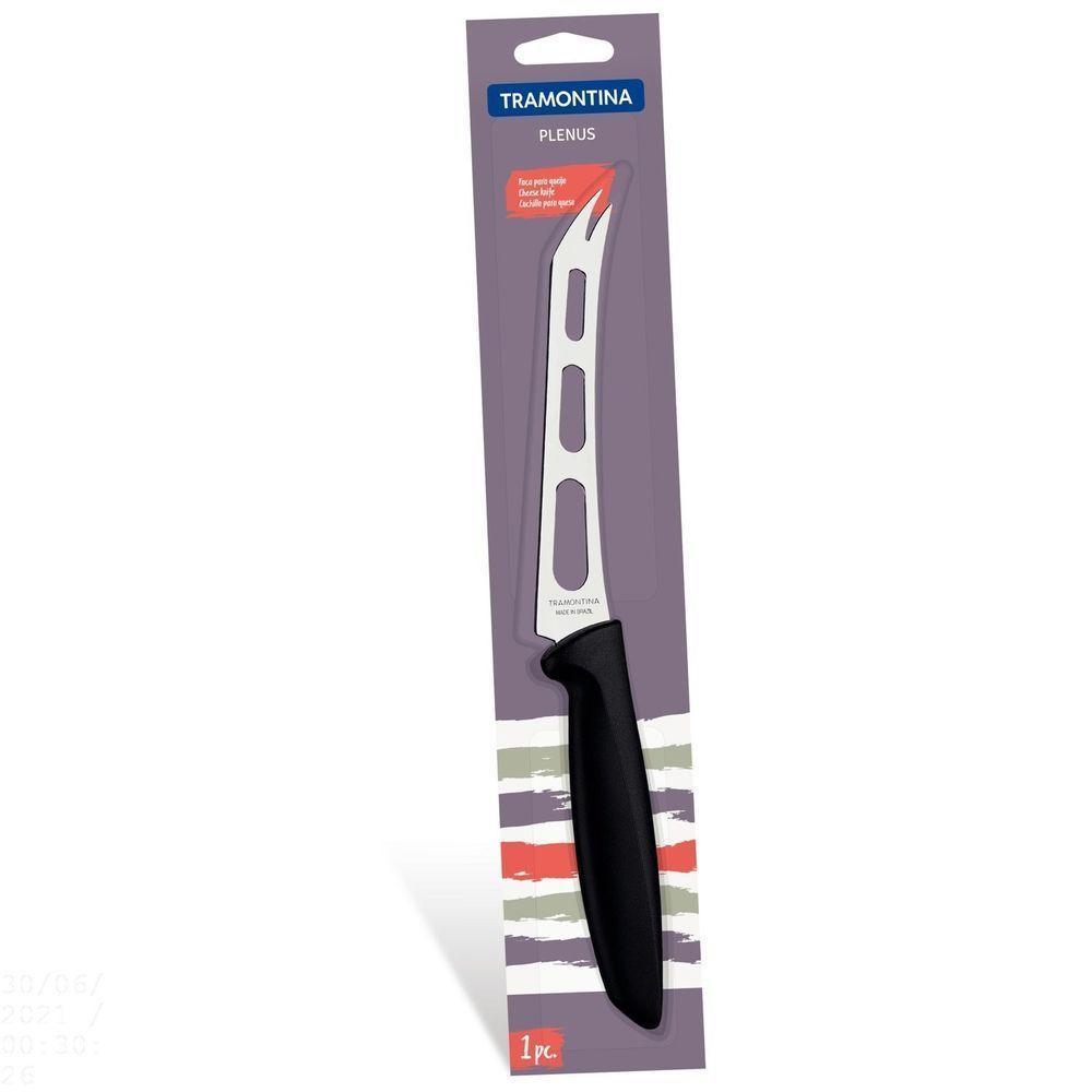 Faca Para Queijo Plenus Com Lâmina Em Aço Inox E Cabo De Polipropileno Preto 6" - 5