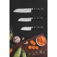 Faca Santoku Century Com Lâmina Em Aço Inox E Cabo Policarbonato Com Fibra De Vidro 7" - 4