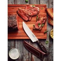 Faca Tramontina Para Carne 8" Em Aço Inox E Cabo Castanho Polywood Tramontina - 7